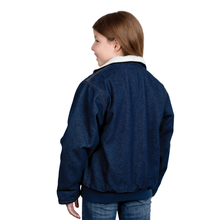 Load image into Gallery viewer, Just Country Junior Diamantina Sherpa Denim Jacket