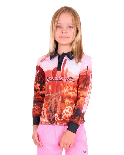 Bullzye Girls Cactus Long Sleeve Tee