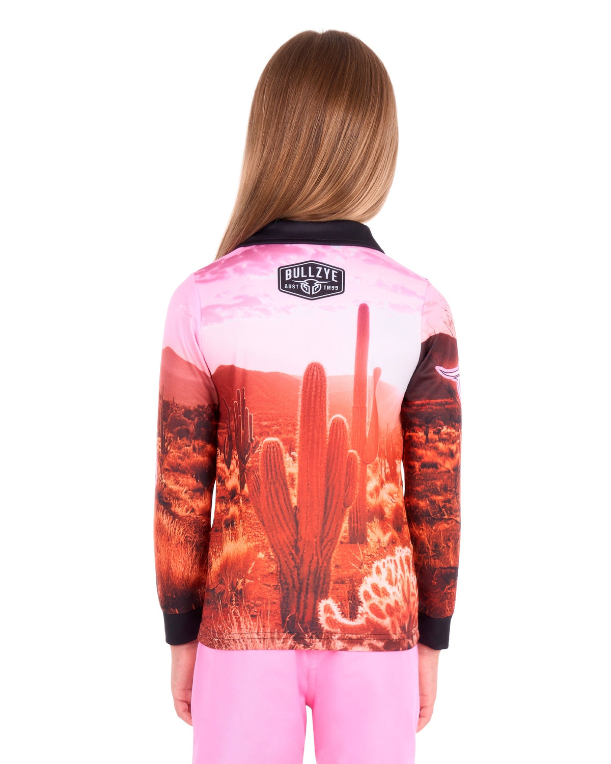 Bullzye Girls Cactus Long Sleeve Tee