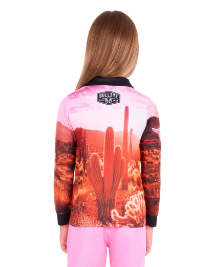 Bullzye Girls Cactus Long Sleeve Tee