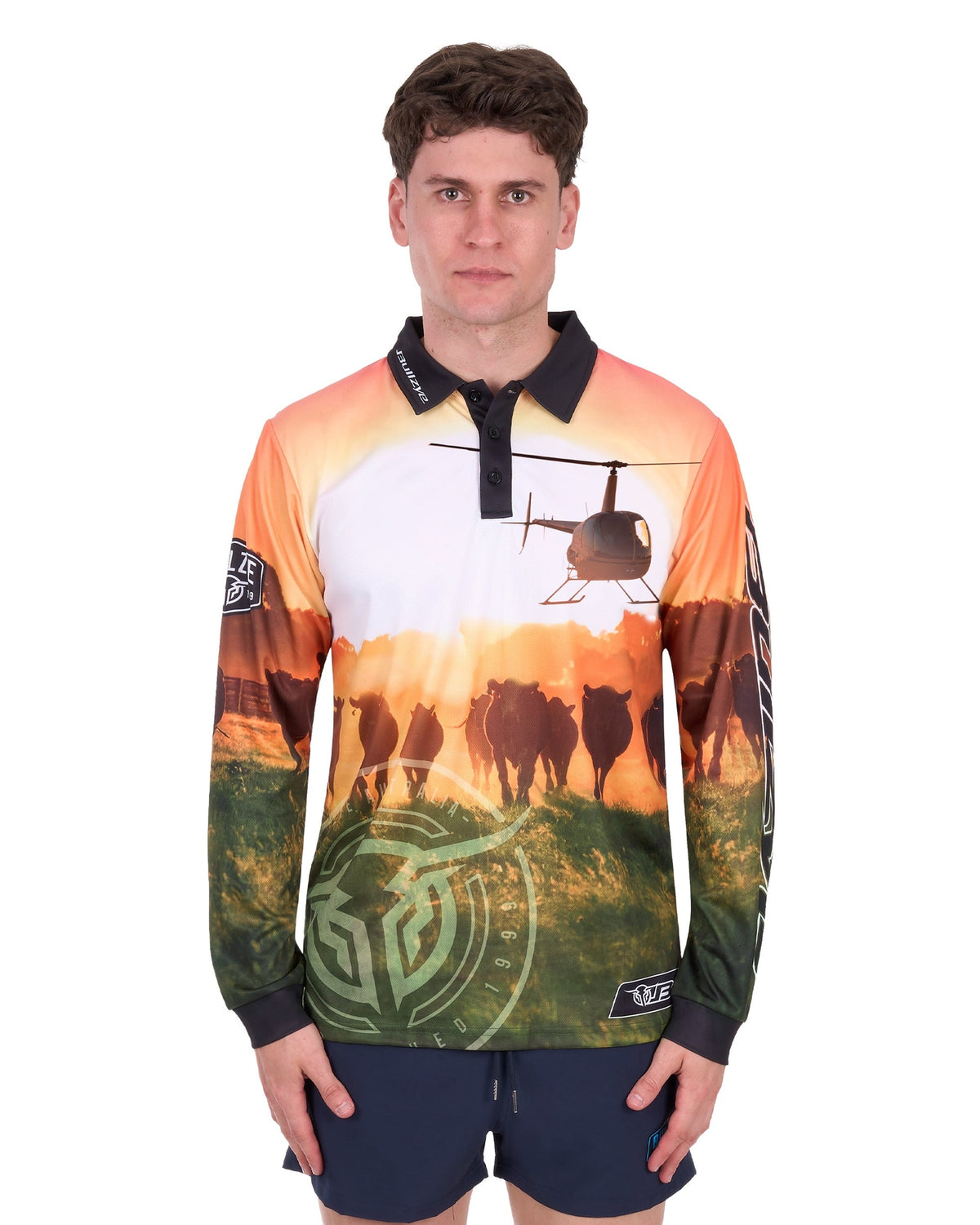Bullzye Mens Orion Long Sleeve Tee