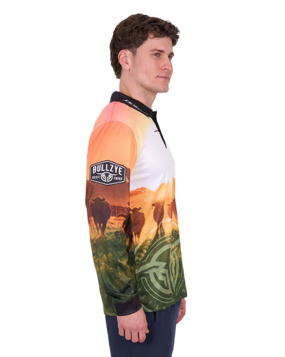 Bullzye Mens Orion Long Sleeve Tee