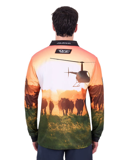 Bullzye Mens Orion Long Sleeve Tee
