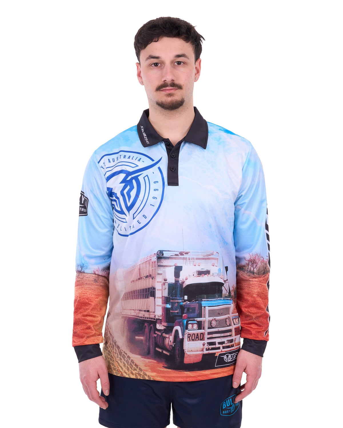 Bullzye Mens Roadie Long Sleeve Tee