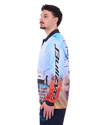 Bullzye Mens Roadie Long Sleeve Tee