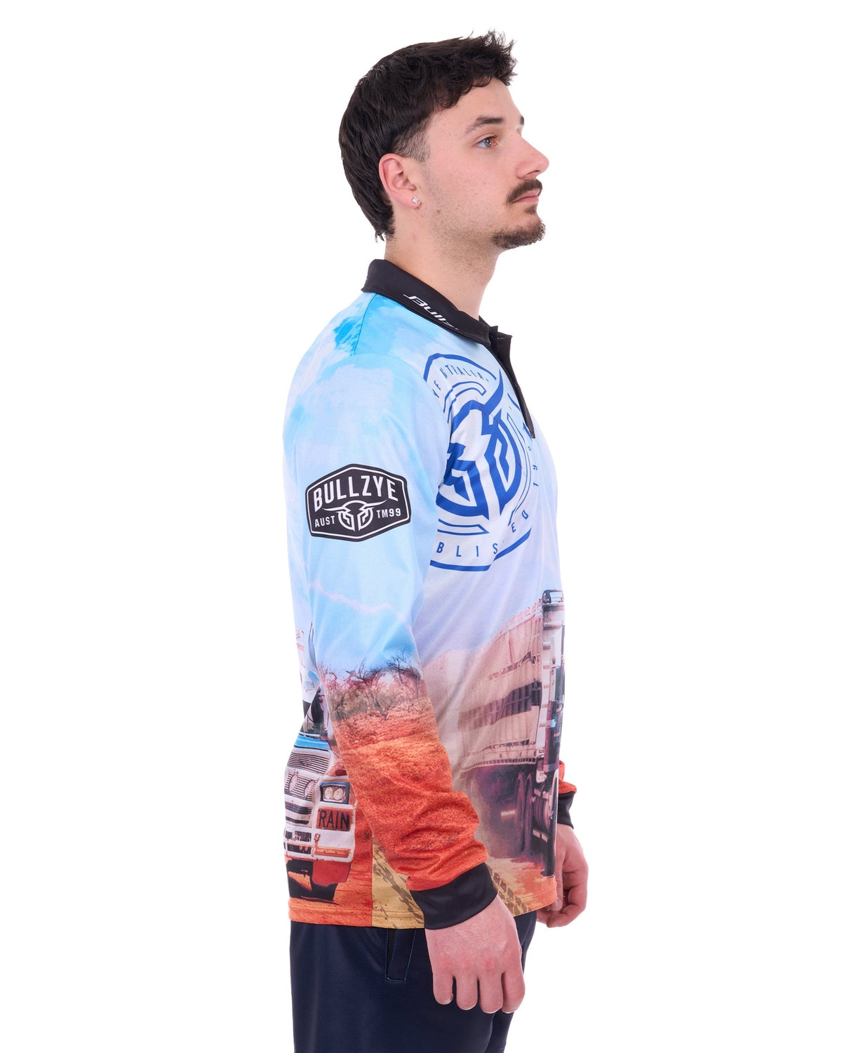 Bullzye Mens Roadie Long Sleeve Tee