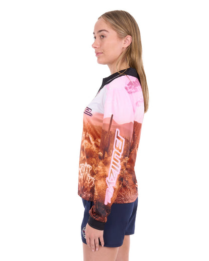 Bullzye Womens Cactus Long Sleeve Tee
