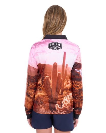 Bullzye Womens Cactus Long Sleeve Tee