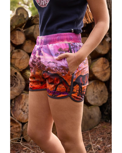 Bullzye Womens Grazing Horse Short