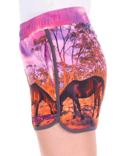 Bullzye Womens Grazing Horse Short