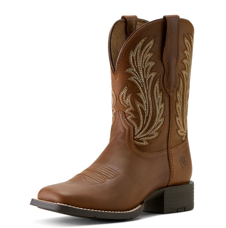 Ariat Womens Round Up Filly Western Boots Sorrel Crunch