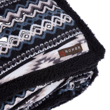 Load image into Gallery viewer, Roper Throw Rug Aztec Black