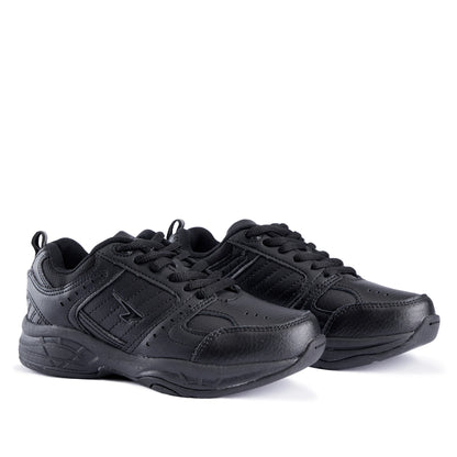 Sfida Defy Junior Black Lace Up Black Joggers