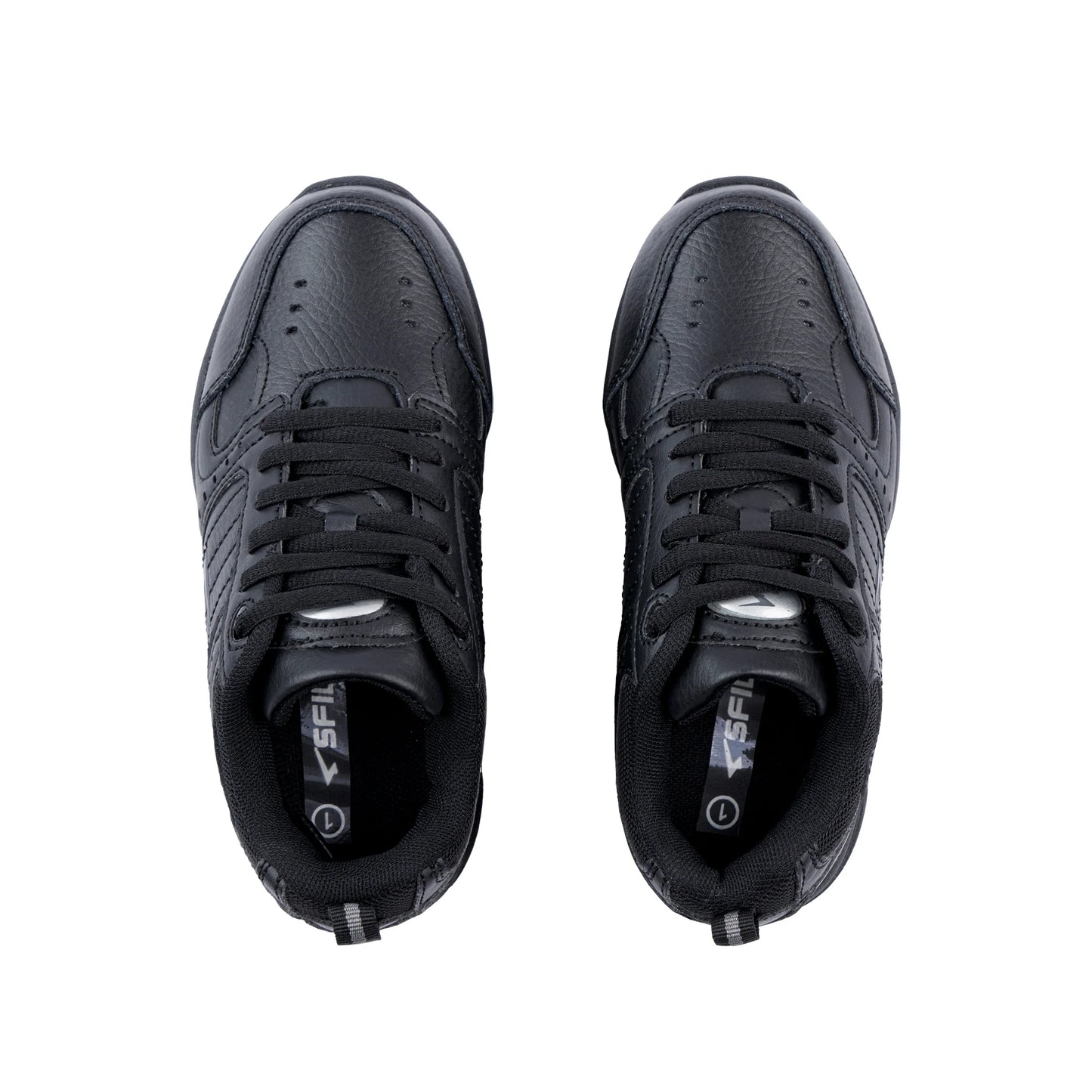 Sfida Defy Junior Black Lace Up Black Joggers