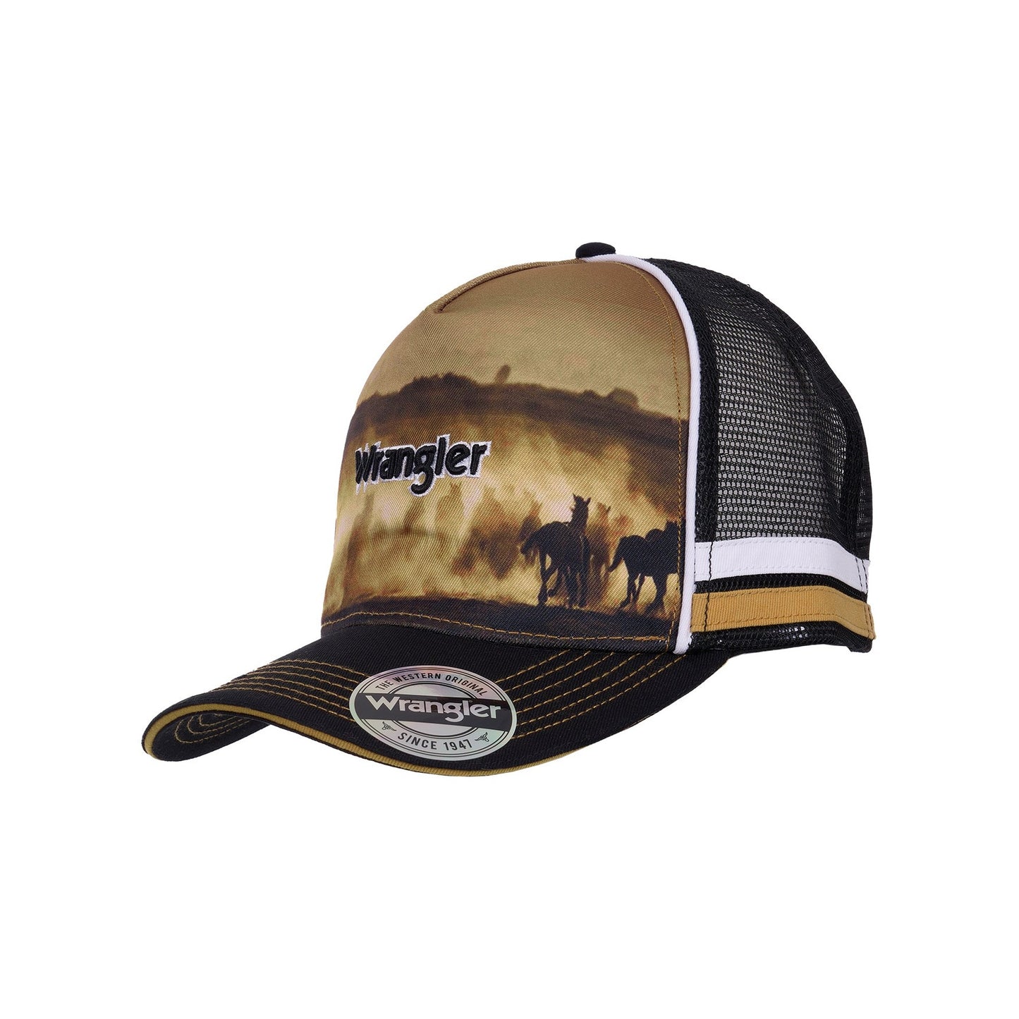 Wrangler Eddie High Profile Trucker Cap
