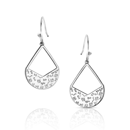 Montana Silversmiths Canyon Drop Earrings