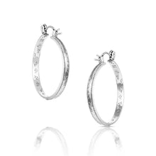 Load image into Gallery viewer, Montana Silversmiths Rustic Serenity Hoop Earrings