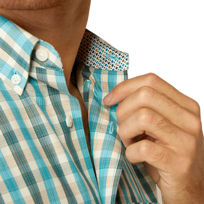 Ariat Mens Wrinkle Free Gordie Fitted Long Sleeve Shirt