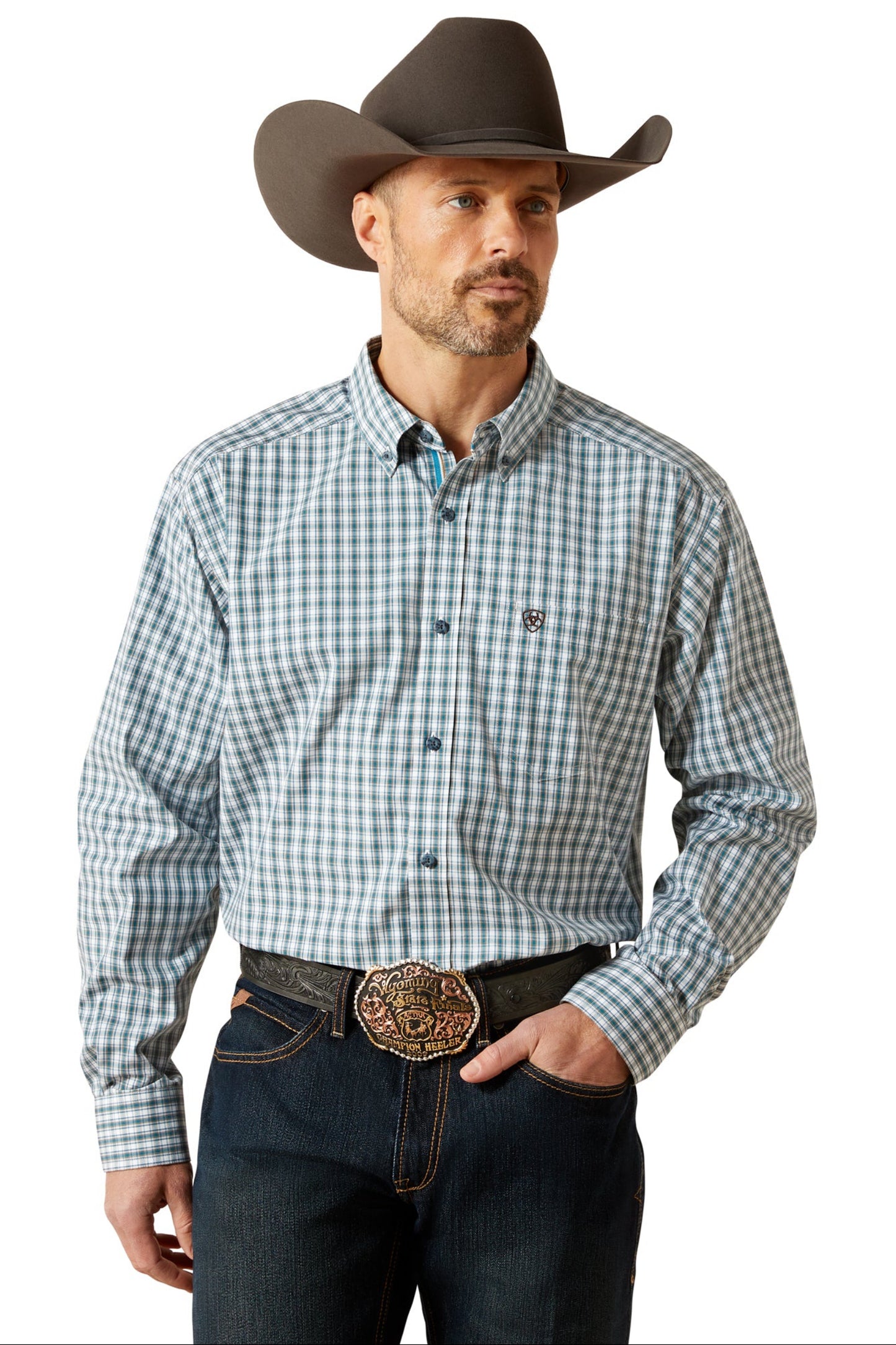 Ariat Mens Pro Series Townes Long Sleeve Dress Shirt