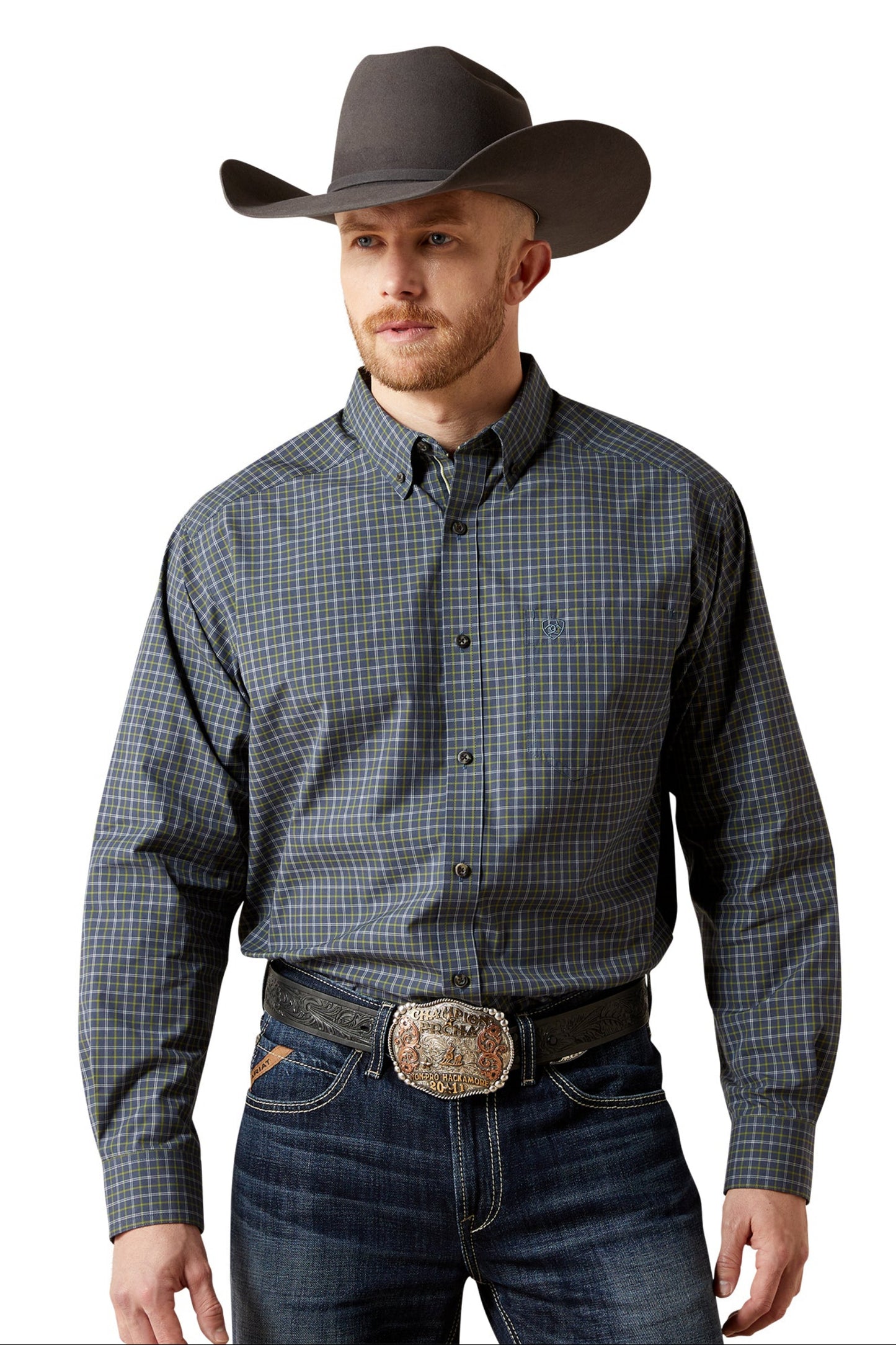 Ariat Mens Pro Series Timothy Long Sleeve Dress Shirt