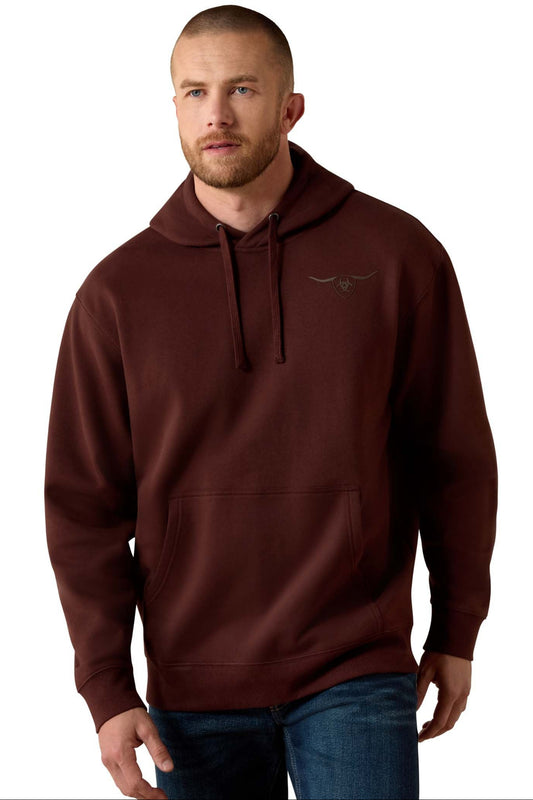 Ariat Mens Shield Steerhead Hoodie