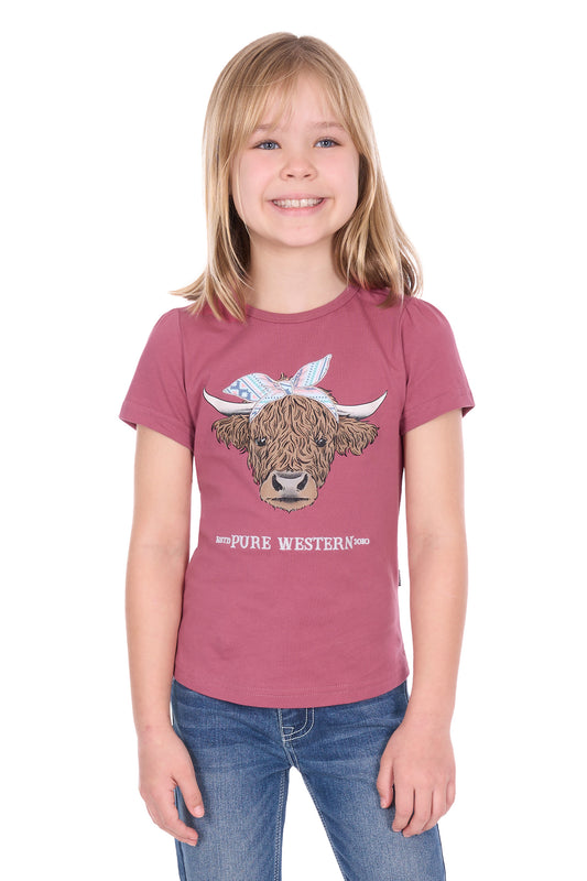 Pure Western Girls Estelle Short Sleeve Tee