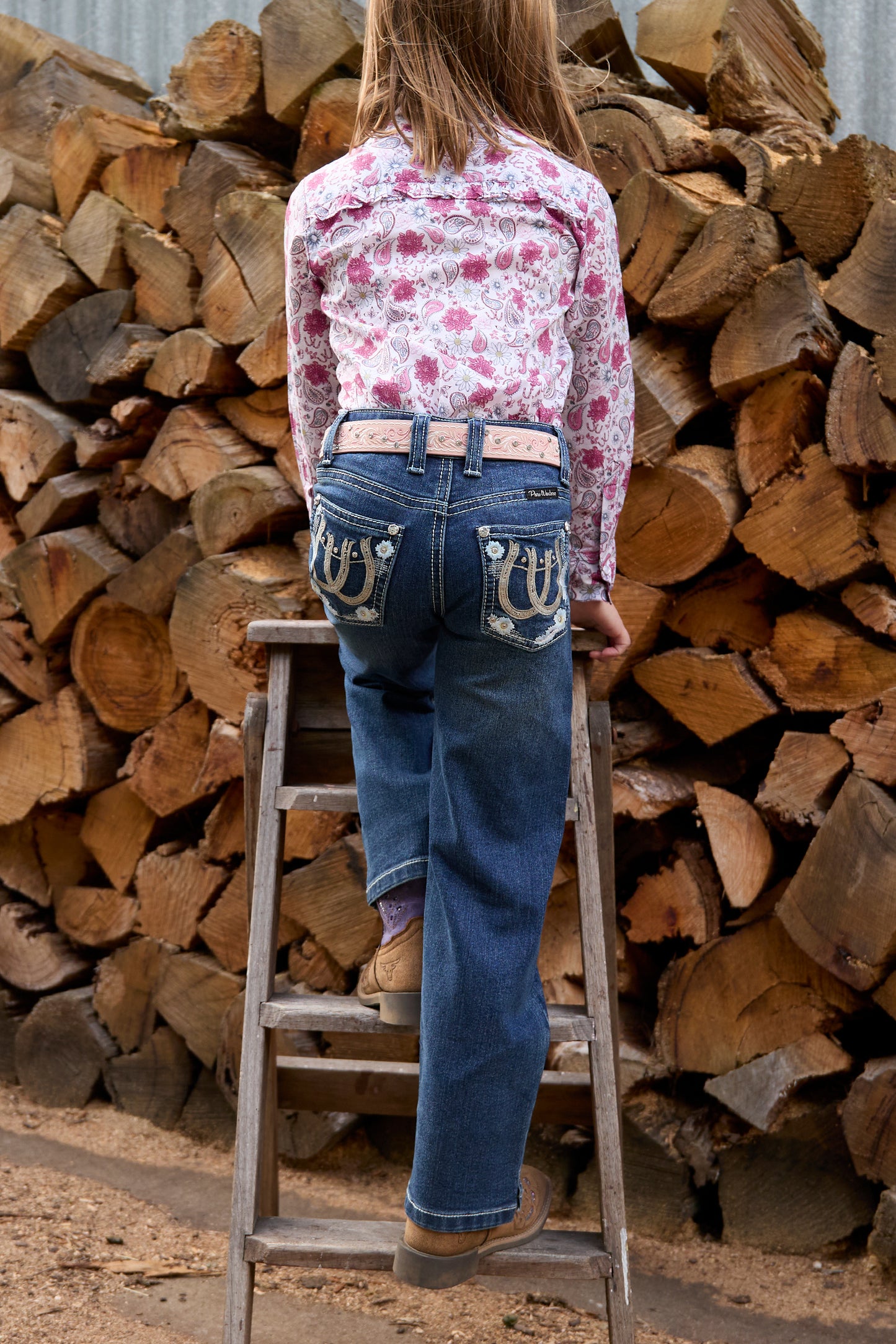 Pure Western Girls Louisa Straight Leg Jeans