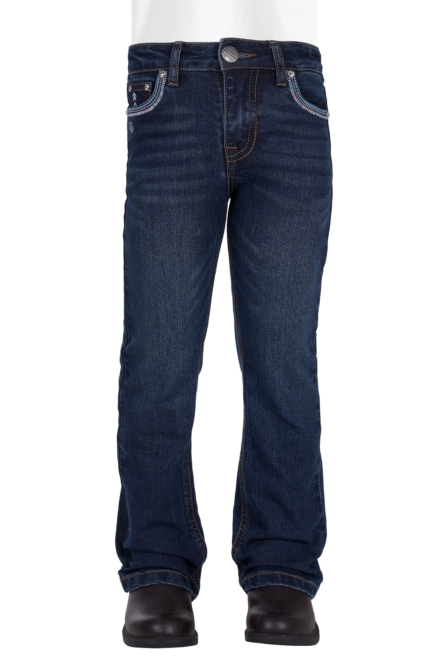 Pure Western Girls Pat Boot Cut Jeans