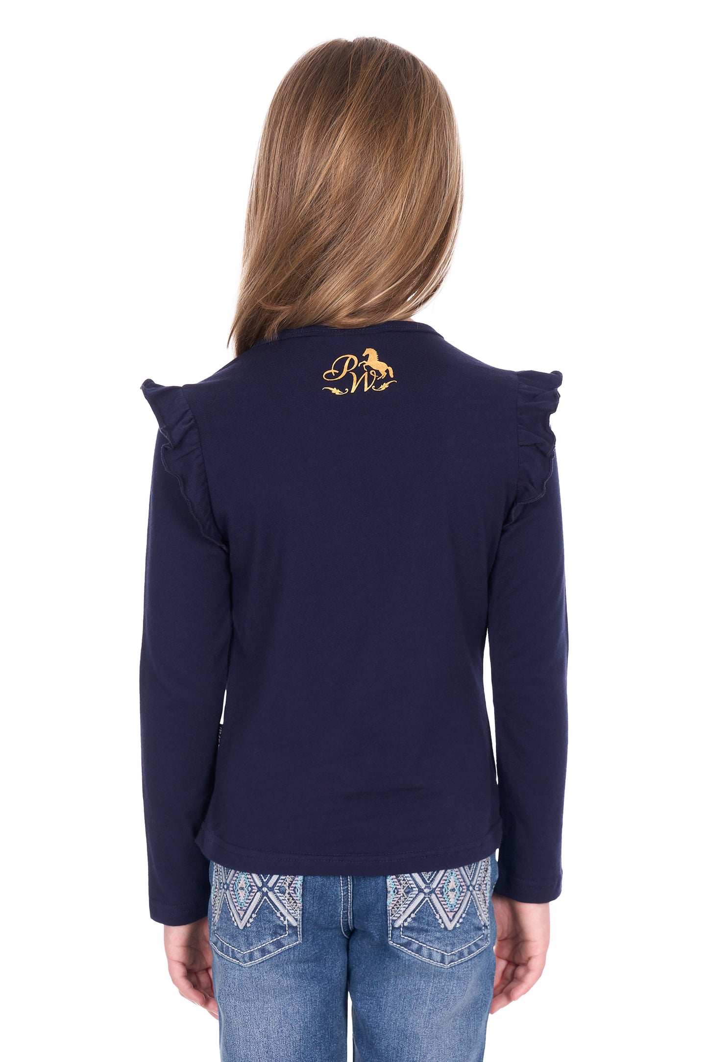 Pure Western Girls Trinity Long Sleeve Tee