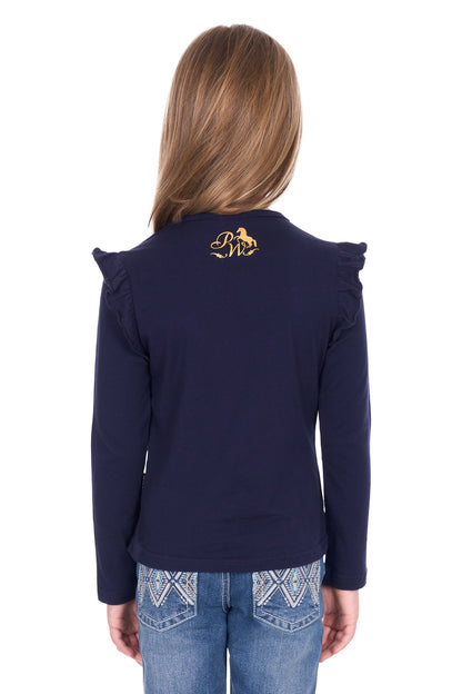 Pure Western Girls Trinity Long Sleeve Tee