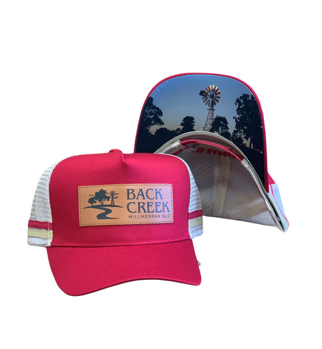 Back Creek Clothing Trucker Cap Maroon