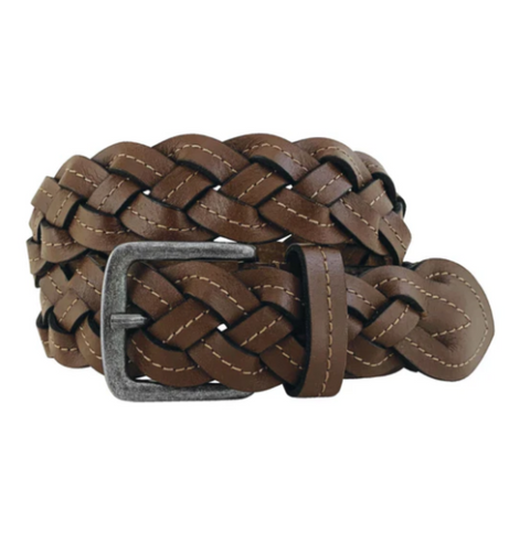 Roper Womens Belt 1.1/2 Inch Buffalo Leather Braided