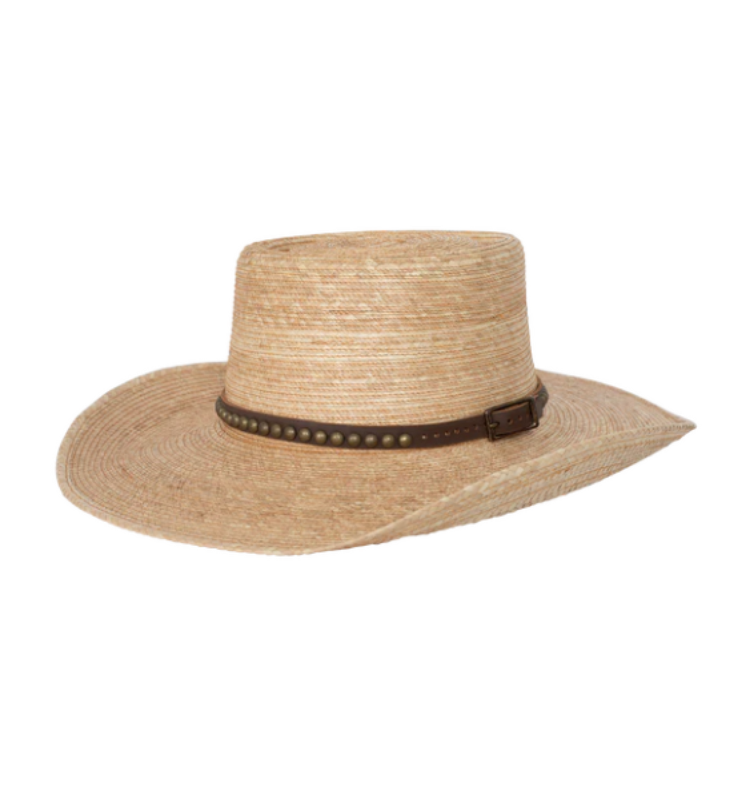 Sunbody Hats Oak Elko With Old West Band Palm Leaf Hat