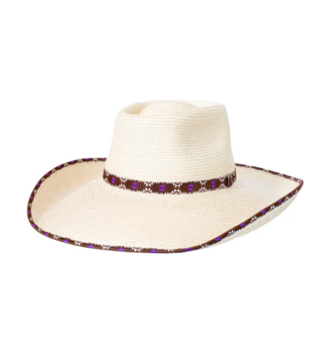 SUNBODY HAT AVA STANDARD CHOC AZTEC