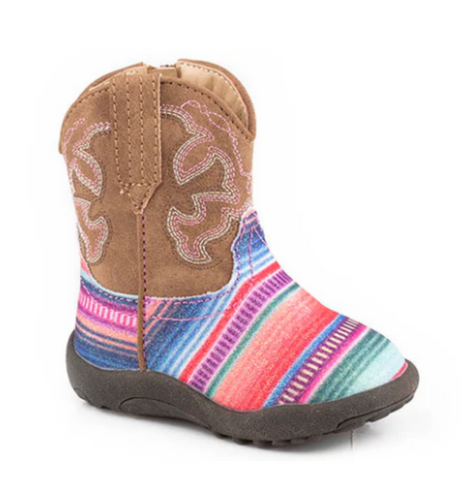 ROPER INFANT COWBABY GLITTER SERAPE BOOTS