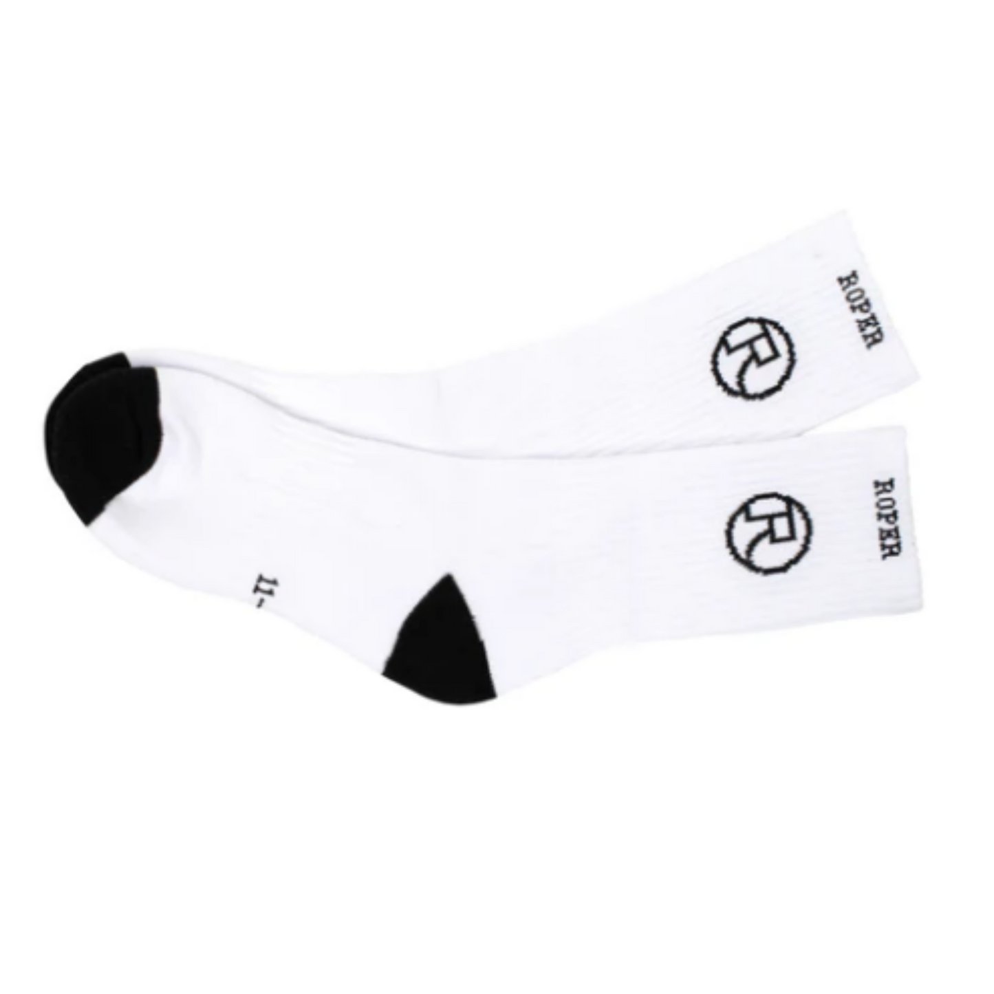 Roper Crew Socks Pack Of 3 White / Black