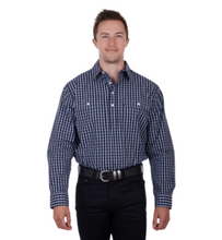 Load image into Gallery viewer, HARD SLOG MENS ALON HALF PLACKET LS SHIRT