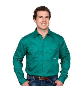 Just Country Mens Evan Full Button Workshirt