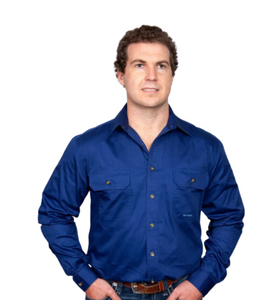 Just Country Mens Evan Full Button Workshirt