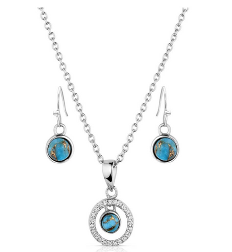 Montana Silversmiths Clear Creek Jewelry Set