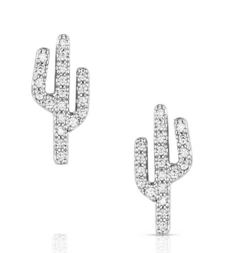 Montana Silversmiths Sparkling Saguaro Earrings