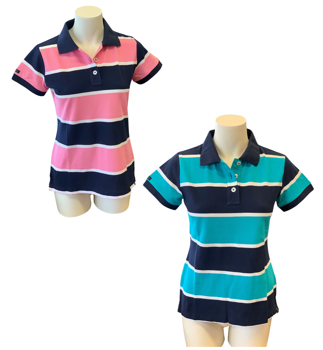 Pilbara Ladies Yard Dyed Striped Polo