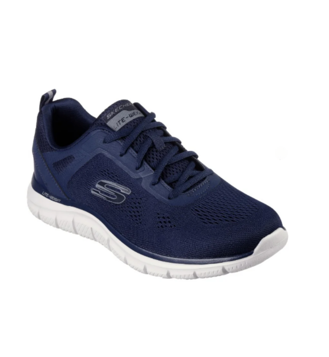 Mens Skechers Track-Broader Lace-Up