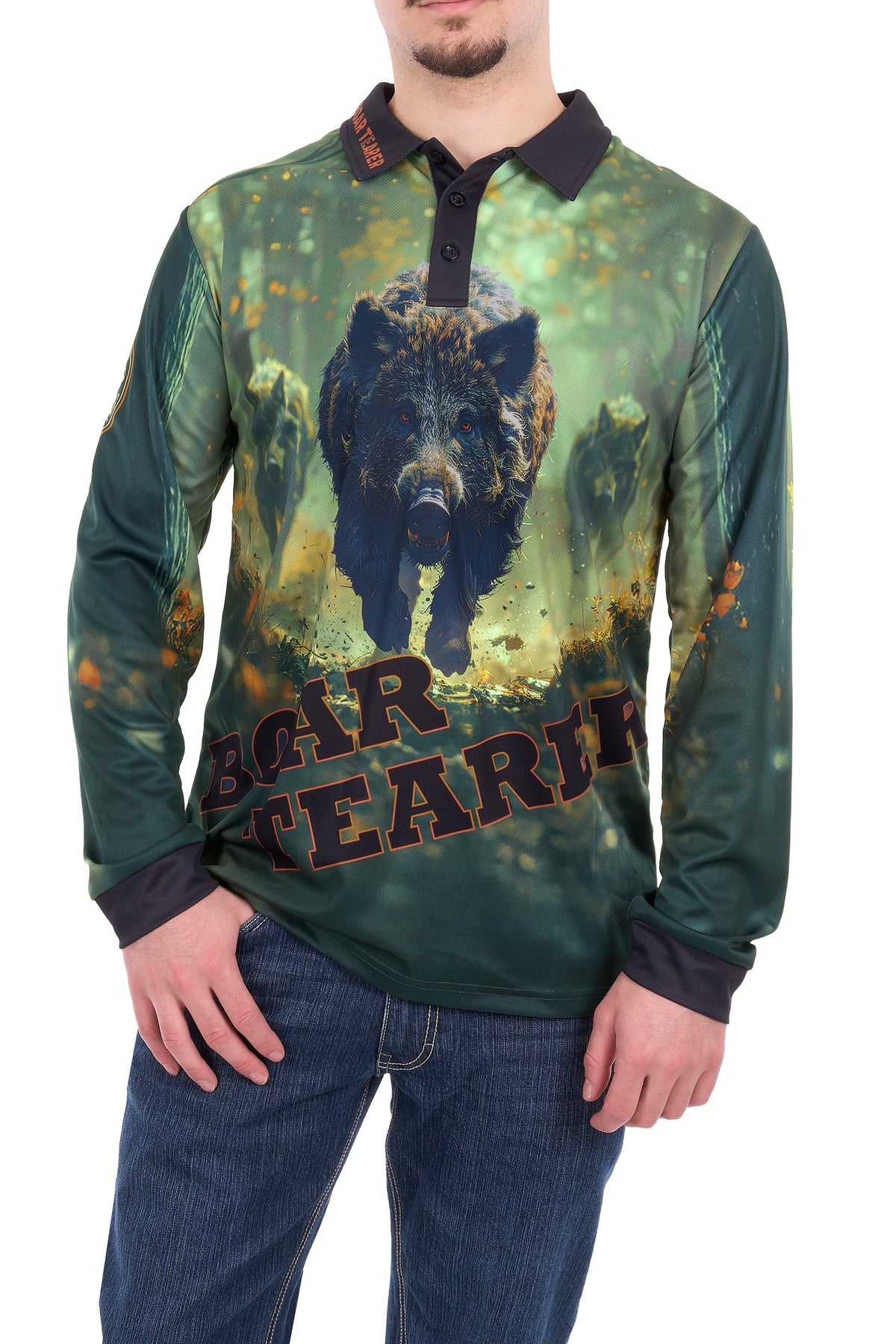 Boar Tearer Mens Gareth Long Sleeve Shirt