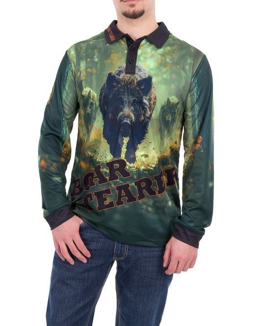 Boar Tearer Mens Gareth Long Sleeve Shirt