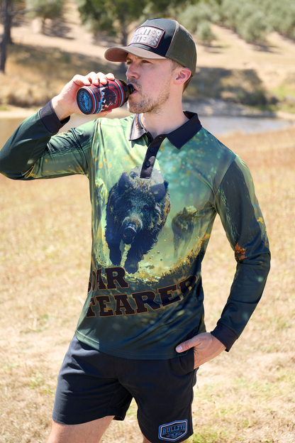 Boar Tearer Mens Gareth Long Sleeve Shirt