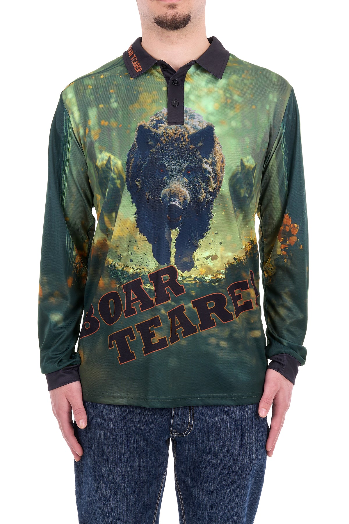 Boar Tearer Mens Gareth Long Sleeve Shirt