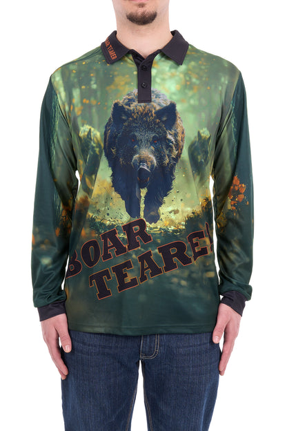 Boar Tearer Mens Gareth Long Sleeve Shirt