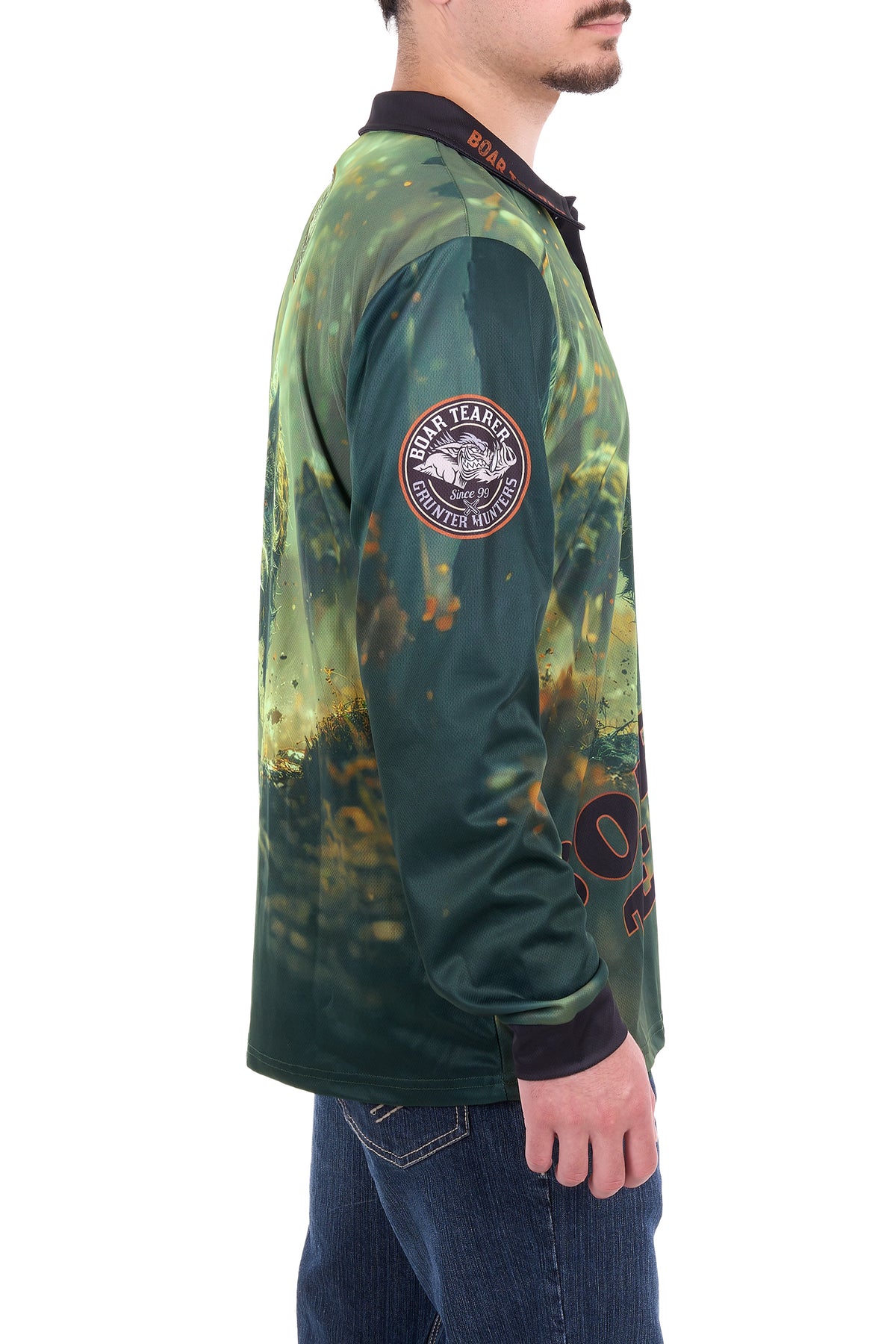 Boar Tearer Mens Gareth Long Sleeve Shirt