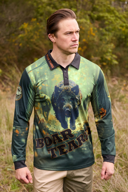 Boar Tearer Mens Gareth Long Sleeve Shirt